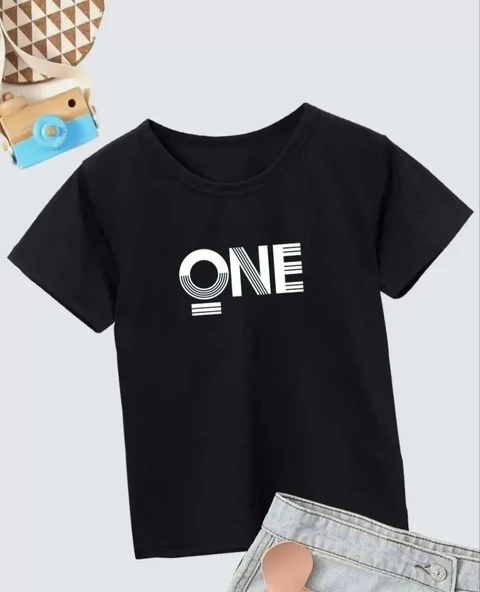 Erkek Çocuk Baskılı T-Shirt - Siyah ürün görseli 1