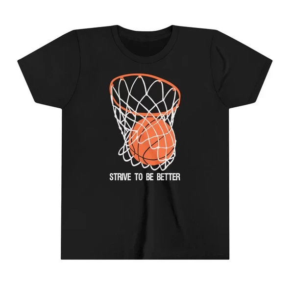 Çocuk Unisex Baskılı T-Shirt - Siyah ürün görseli 1