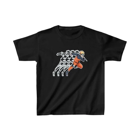 Çocuk Unisex Baskılı T-Shirt - Siyah ürün görseli 1