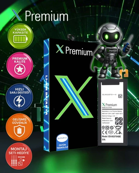 Xpremium Samsung J5 Prime SM-G570 Batarya Pil Süper Yüksek Kalite 2500 mAh - 1