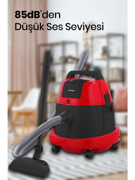 Goldmaster Tozkoparan 2200 Watt Islak Kuru 20 Litre Kapasiteli Yıkanabilir Toz Torbalı Küre Elektrikli Süpürge - 3
