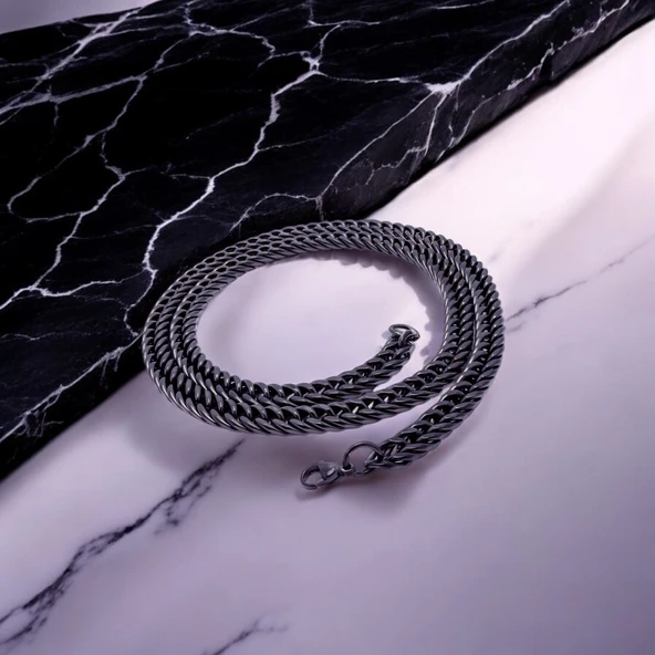 Balık Sırtı Erkek Çelik Kolye 1,6Mm X 4Mm 3183CEK054 - Resim 2