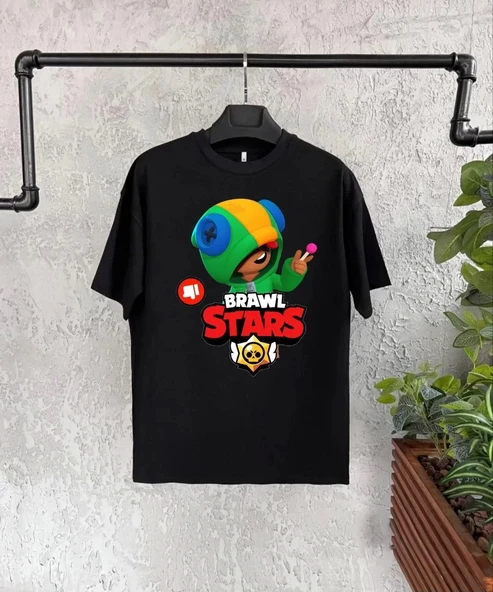 Unisex Baskılı Kısa Kol Çocuk T-Shirt - Siyah ürün görseli 1