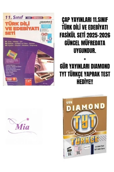 ÇAP YAYINLARI 11.SINIF TÜRK DİLİ VE EDEBİYATI FASİKÜL SETİ HEDİYELİ - 1