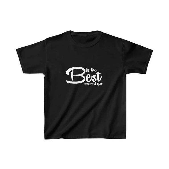 Unisex Çocuk Baskılı T-Shirt - Siyah ürün görseli 1