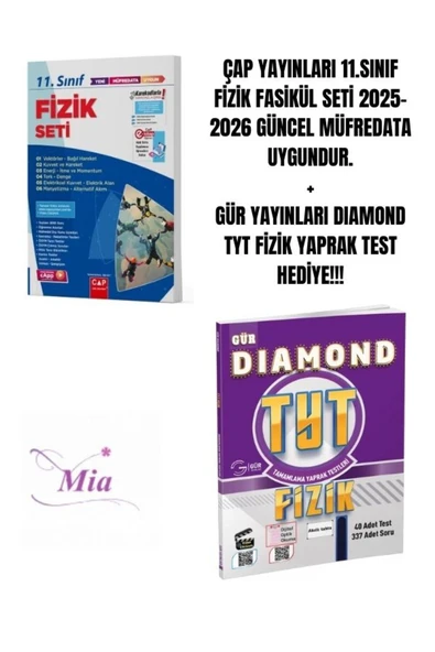 ÇAP YAYINLARI 11.SINIF FİZİK FASİKÜL SETİ HEDİYELİ ürün görseli