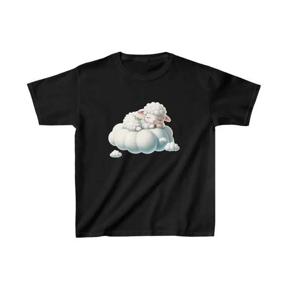 Unisex Çocuk Baskılı T-Shirt - Siyah ürün görseli 1