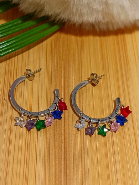 Monalisa Home Renkli Tarz Yaratan Küpe ürün görseli 1