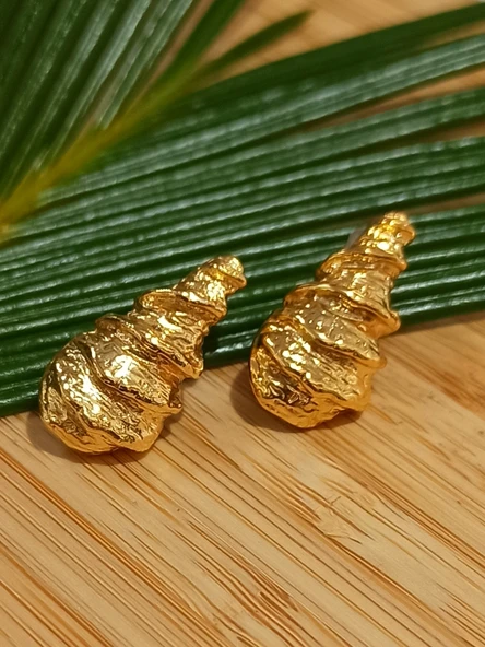 Monalisa Home Altın  Renk Lüks Gösterişli  Damla  Figürlü  Küpe ürün görseli 1