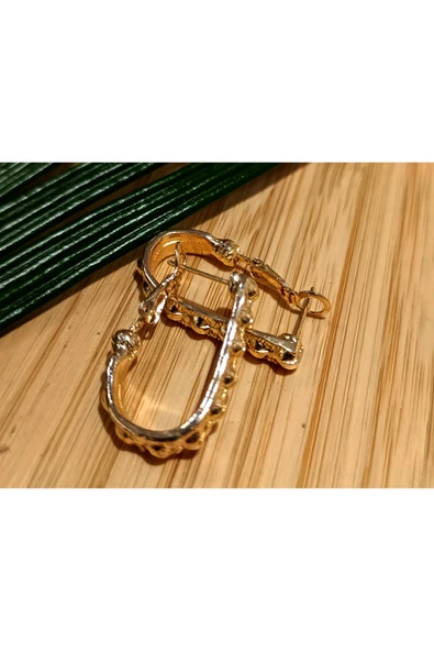 Monalisa Home Altın  Renk Lüks Gösterişli  Figürlü  Küpe ürün görseli