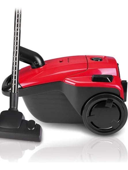 Goldmaster Fuerza Kırmızı 4 Litre Geniş Kapasiteli Hız Ayarlı Toz Torbalı 5 Yıl Garantili Elektrikli Süpürge - Resim 2