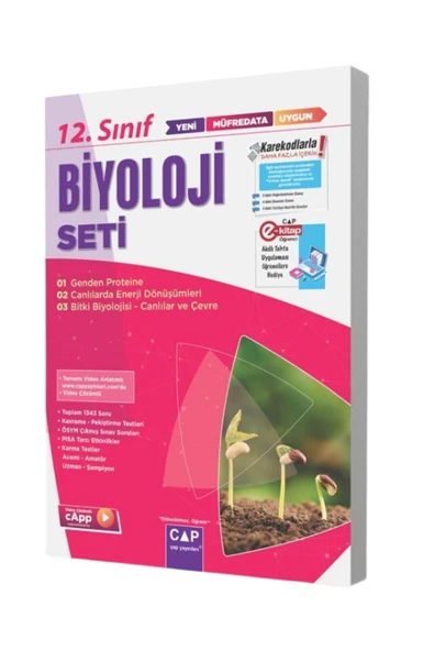 ÇAP YAYINLARI 12.SINIF BİYOLOJİ FASİKÜL SETİ HEDİYELİ - 2
