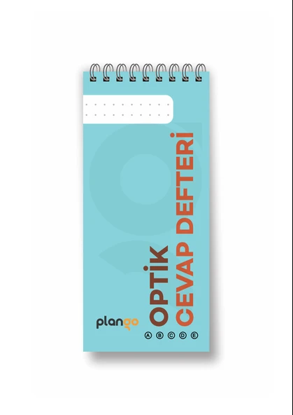 Optik Cevap Defteri TURKUAZ (4 Adet - 200 Sayfa) Sınava Hazırlık Optik Form Defteri - Plango - 2