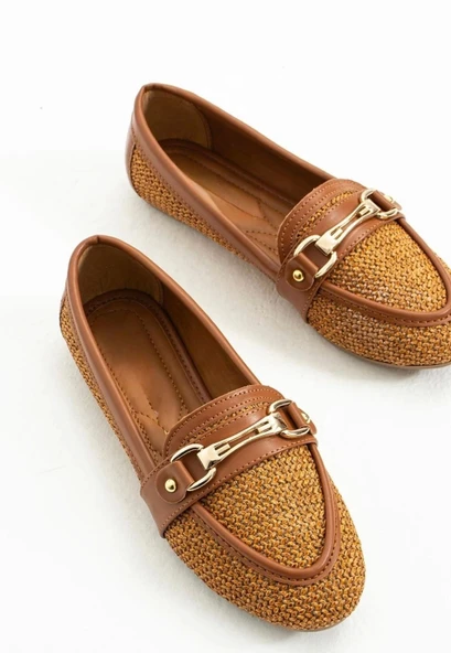 Rain Taba Cilt Babet Ayakkabı ürün görseli 1