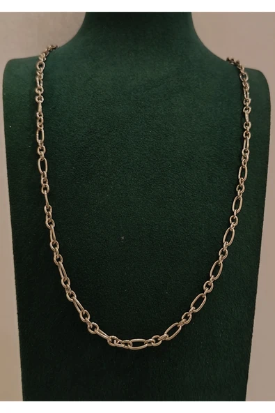 Monalisa Home Gümüş Renk Lüks Figürlü Gösterişli   Kolye