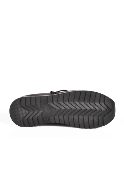 Aspor Siyah Lastik Bağcıklı Kadın Casual Ayakkabı - Resim 5