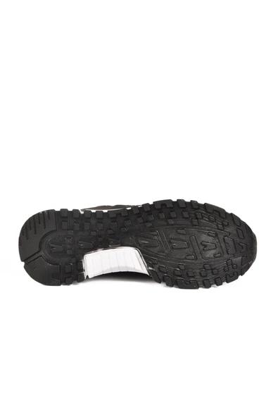 Walkway Siyah Kırmızı Kilit Bağcıklı Unisex Spor Ayakkabı - Resim 5