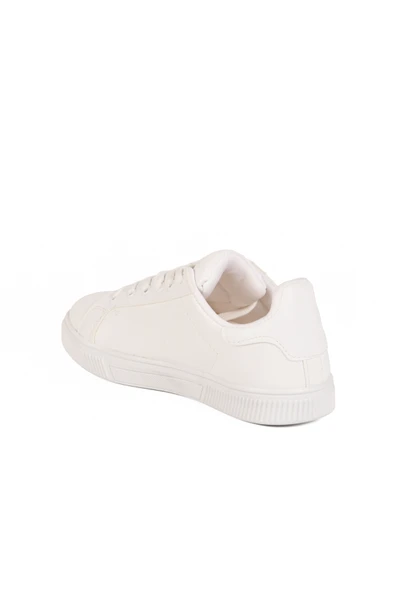 Aspor Beyaz Bağcıklı Kadın Spor Ayakkabı - 4
