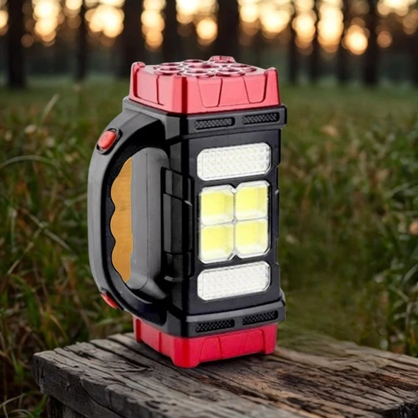 BUFFER® Çok Fonksiyonlu Elde Güneş Enerjili Lamba - 38W - Resim 4