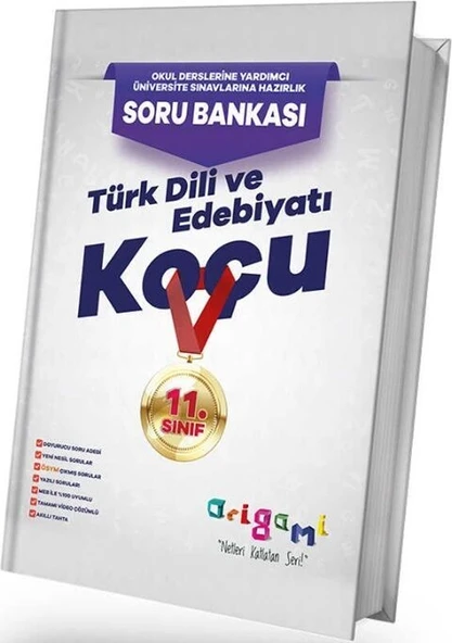 11. Sınıf Türk Dili ve Edebiyatı Origami Soru Bankası Tammat Yayıncılık ürün görseli 1