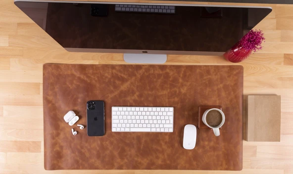 Deri Masa Matı 91*48cm TN11 Taba - 3