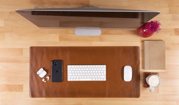 Deri Masa Matı 80*37cm RST2EF Taba - 2