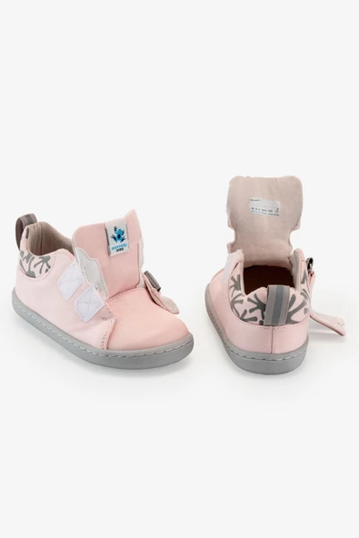 Smart Walker Canvas Play Toz Pembe Barefoot Çocuk Ayakkabı - Resim 8