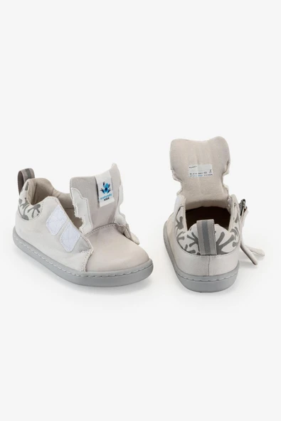 Smart Walker Canvas Play Beyaz Barefoot Çocuk Ayakkabı - Resim 8