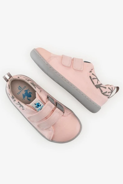 Smart Walker Canvas Play Toz Pembe Barefoot Çocuk Ayakkabı ürün görseli 1