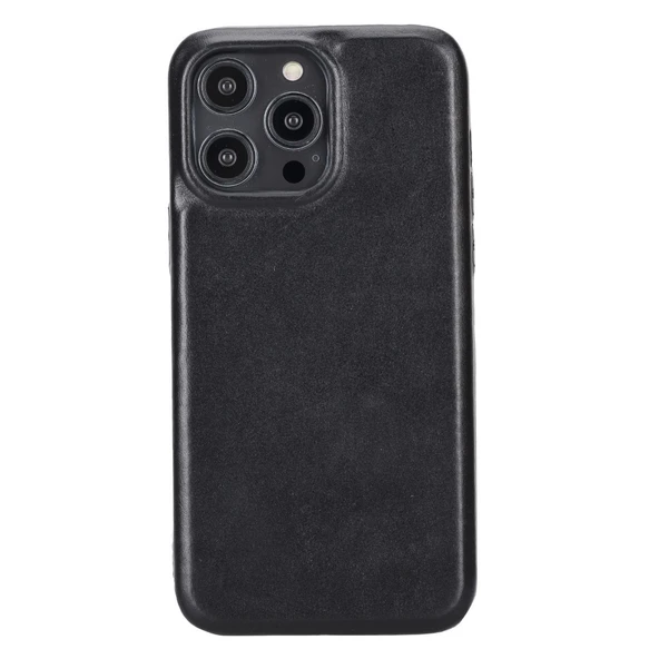 Apple iPhone 14 Pro Max Uyumlu Deri Arka Kapak ROCK RST1