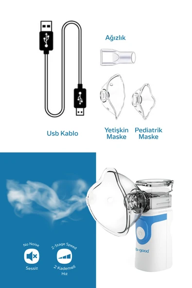 B-GOOD B-GOOD Mesh Nebulizatör - Resim 3