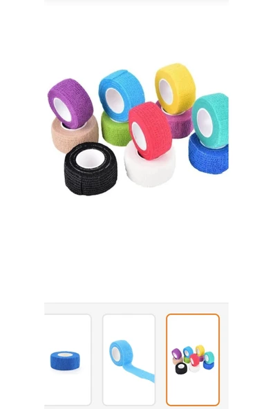 ORTHOLAND ORTHOLAND Coban bandajı renkli 20 adet (2.5 cmx4.5mt) ürün görseli