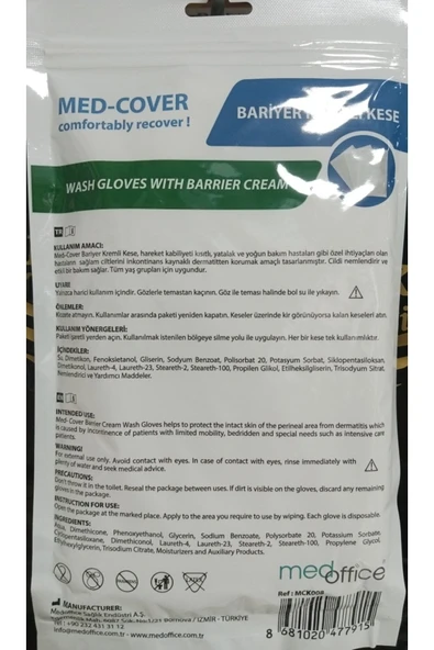 MED-COVER MED-COVER Med-cover Bariyer Kremli Kese ( 5 Paket ) - Resim 2