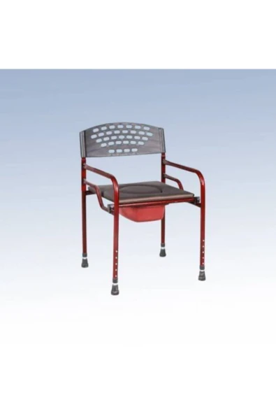 SİLVER SİLVER Siyah Deri Döşemeli Klozet Yükseltici Katlanabilir Tuvalet Yükseltici Sandalyesi ürün görseli 1