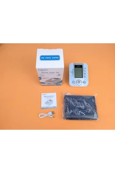 LİFENET LİFENET Life Net Elektronik Tansiyon Aleti Türkçe Konuşan Jn-163d Pilsiz 8681893031948 - Resim 2
