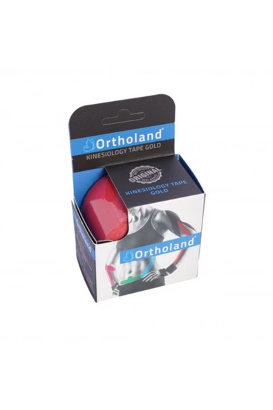 ORTHOLAND ORTHOLAND Kınesıology Ağrı Bandı Bandı Pembe Renkli 5 Cm*5 Mt ürün görseli 1