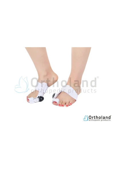 ORTHOLAND ORTHOLAND Ayarlı Baş Parmak Kemik Düzeltici Baş Parmak Eğriliği Düzeltme Hallux Valgus Ayarlanabilir Ortez - Resim 3