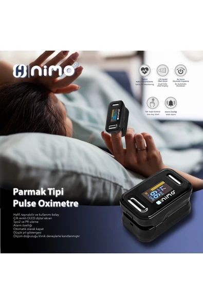 NİMO NİMO Parmak Tipi Pulse Oksimetre Hnk-pls-01 Oximetre Nabız Ölçer ürün görseli 1