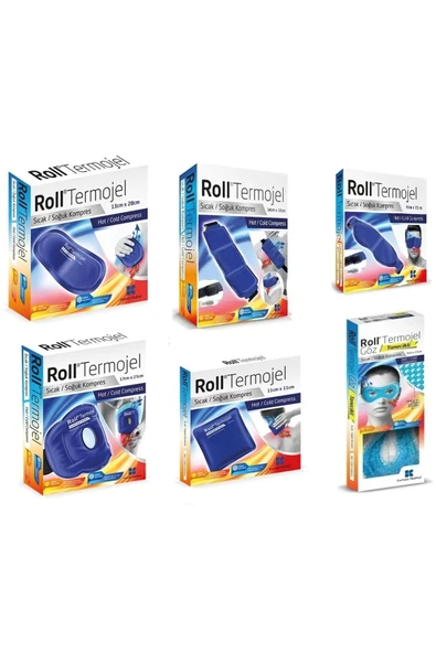 ROLL ROLL Termojel Sıcak Soğuk Kompres Seti 6 Farklı Ürün ürün görseli 1