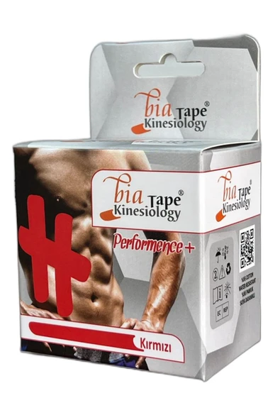BİATAPE BİATAPE Bia Tape Kinesio Sporcu Bandı Kırmızı 5 Cm X 5 M - Resim 2