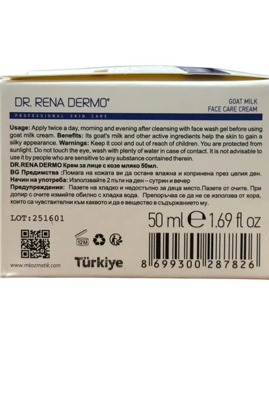 Dr. Rena Dermo Keçi Sütlü Yüz Bakım Kremi 50 Ml - 4