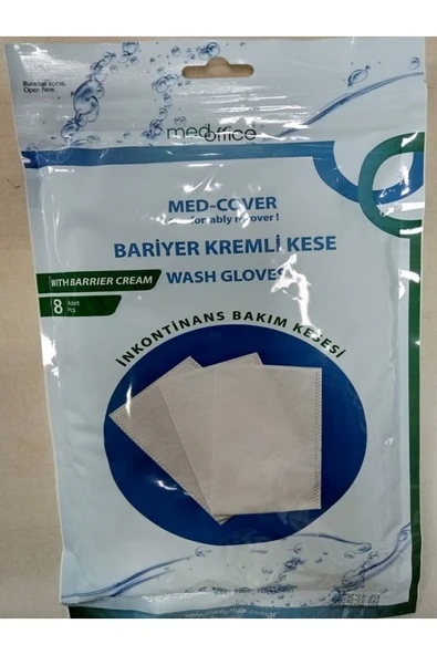 MEDOFFİCE MEDOFFİCE Med-cover Bariyer Kremli Kese 8'li ( 3 Paket ) ürün görseli 1