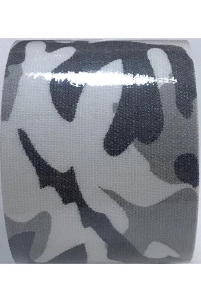 ORTHOLAND ORTHOLAND Kamuflaj Gri Kinesio Ağrı Bandı sporcu Ağrı Bandı 5cmx5m - Resim 2