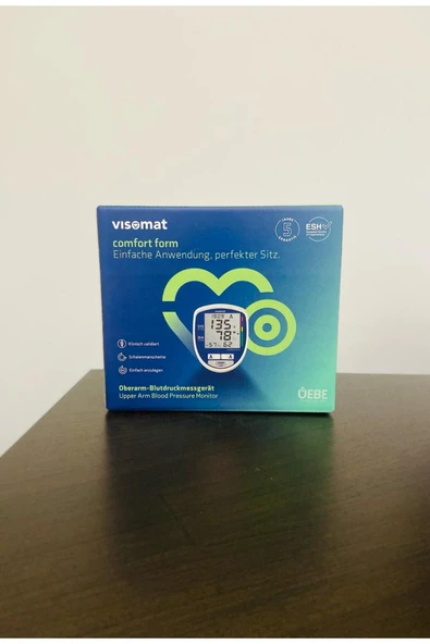 VİSOMAT VİSOMAT Visomat Comfort Form Çift Hafızalı Üst Koldan Ölçme Aleti ürün görseli 1