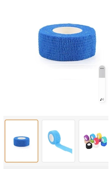 ORTHOLAND ORTHOLAND KENDİNDEN YAPIŞKANLI BANDAJ 2.5 cm x 4.5 mt ( 10 ADET) Mavi renk ürün görseli