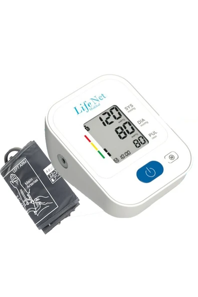 LİFE NET MEDİKAL LİFE NET MEDİKAL Tansiyon Aleti Üst Koldan Dijital Tansiyon Ölçer, Nabız Ölçer, Usb Girişli BP310A - Resim 3