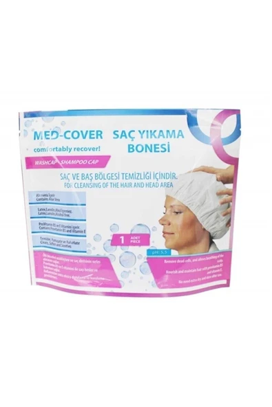 MED-COVER MED-COVER Med-cover Saç Yıkama Bonesi 3 Adet ürün görseli