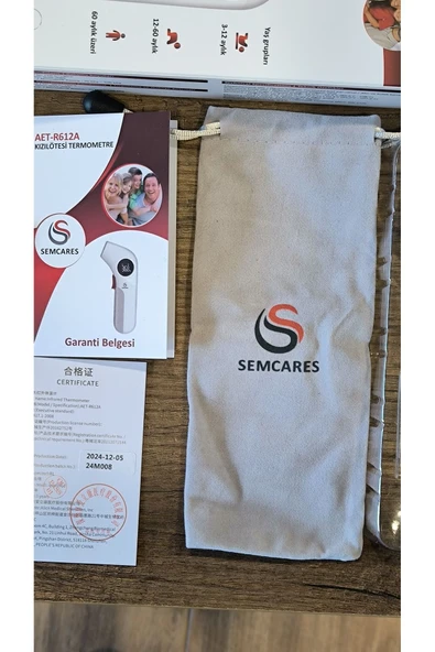 SEMCARES SEMCARES BERİS MEDİKAL-SEMCARES AET-R612A KIZILÖTESİ ATEŞ ÖLÇER - Resim 4