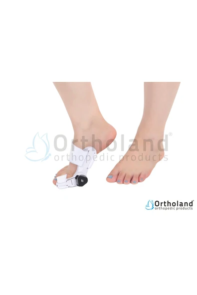 ORTHOLAND ORTHOLAND Ayarlı Baş Parmak Kemik Düzeltici Baş Parmak Eğriliği Düzeltme Hallux Valgus Ayarlanabilir Ortez - Resim 2