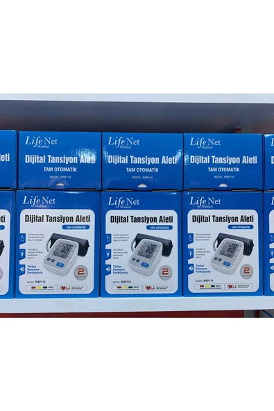 LİFE NET MEDİKAL LİFE NET MEDİKAL Türkçe Konuşan Üst Koldan Dijital Tansiyon Aleti Wbp114 - Resim 8